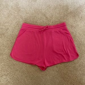 Zara pull on shorts. Excellent condition. Size large. Hot pink.
